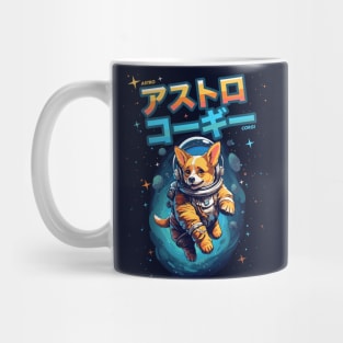 The Cosmic Adventure of Astro Corgi Mug